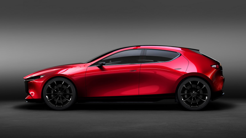 Illustration for article titled Mazda Kai Concept: If The Next Mazda 3 Looks This Good We Should Throw A Party